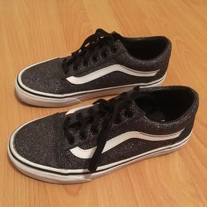 vans old skool rainbow glitter